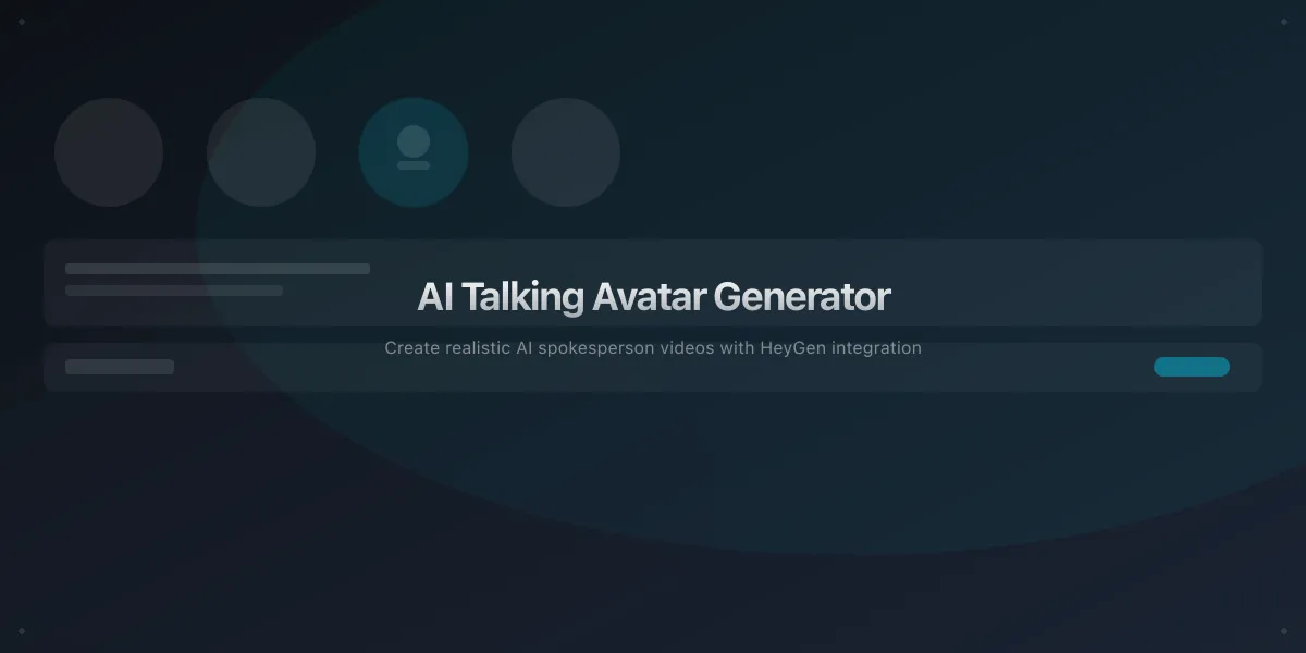 AdCreate AI talking avatar generator for UGC-style video advertisements