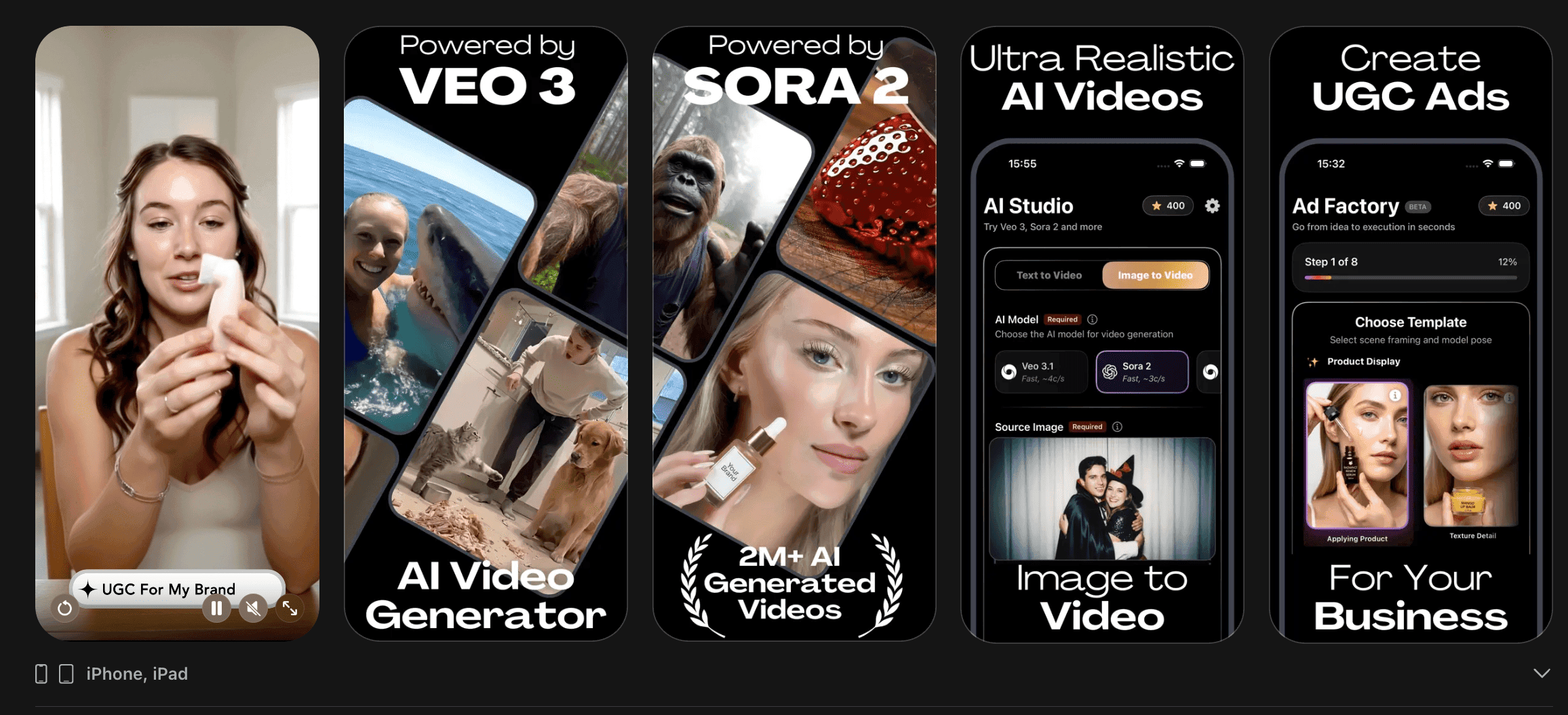 AI Studio iOS — App Store screenshots